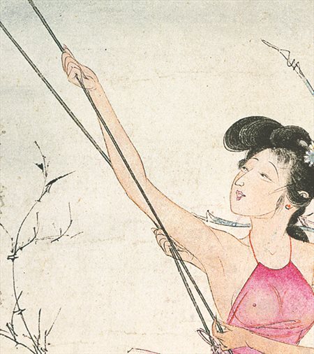 孝义-胡也佛的仕女画和最知名的金瓶梅秘戏图